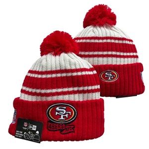 New Era NFL knit Pom beanie 49ers